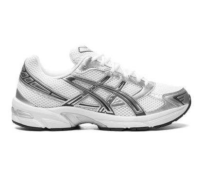 ASICS Gel 1130 silver white - high-performance athletic footwear in White with advanced cushioning