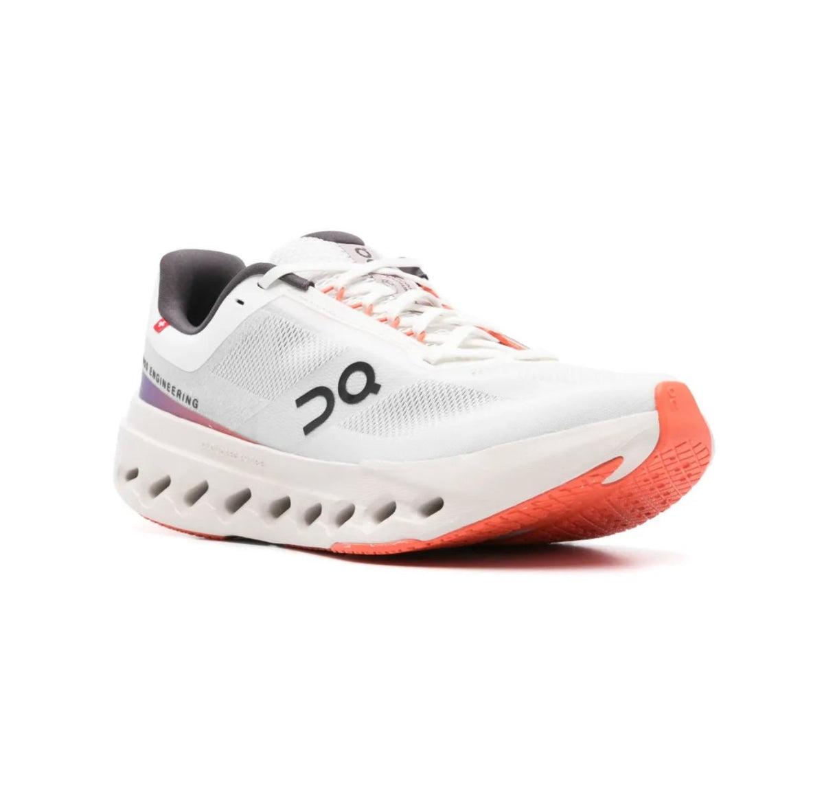 On Cloud White Orange - high-performance athletic footwear in White with advanced cushioning