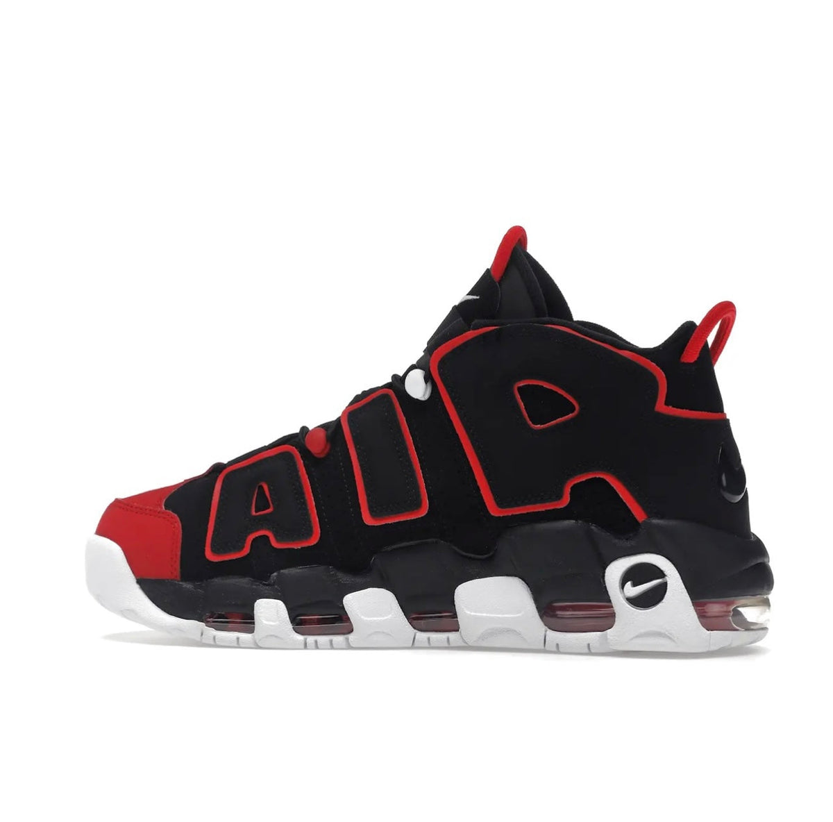 Nike Uptempo Black Red - high-performance athletic footwear in Black with advanced cushioning