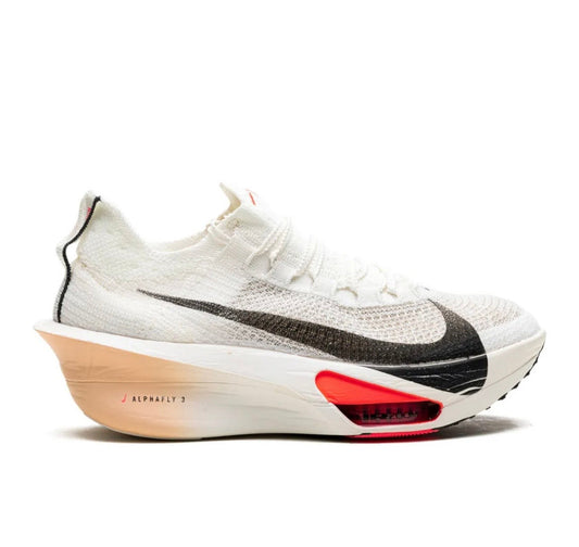 Nike ZOOMX Vaporfly white black peach - high-performance athletic footwear in Black with advanced cushioning