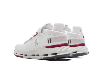 On Cloudnova White Pink - high-performance athletic footwear in White with advanced cushioning