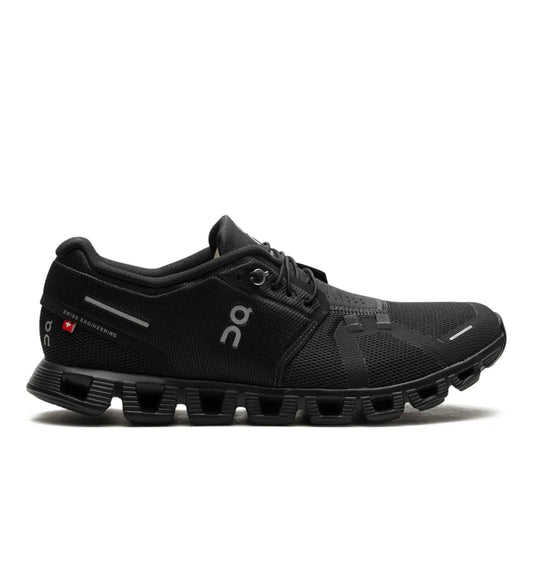 On Cloud 5.0 Black - high-performance athletic footwear in Black with advanced cushioning