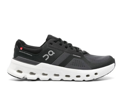 On Cloudrunner 2 Black White - high-performance athletic footwear in Black with advanced cushioning