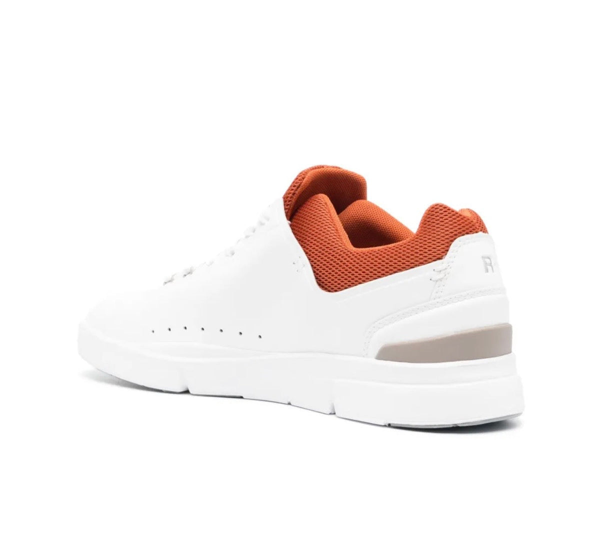 On The Roger White Orange - high-performance athletic footwear in White with advanced cushioning