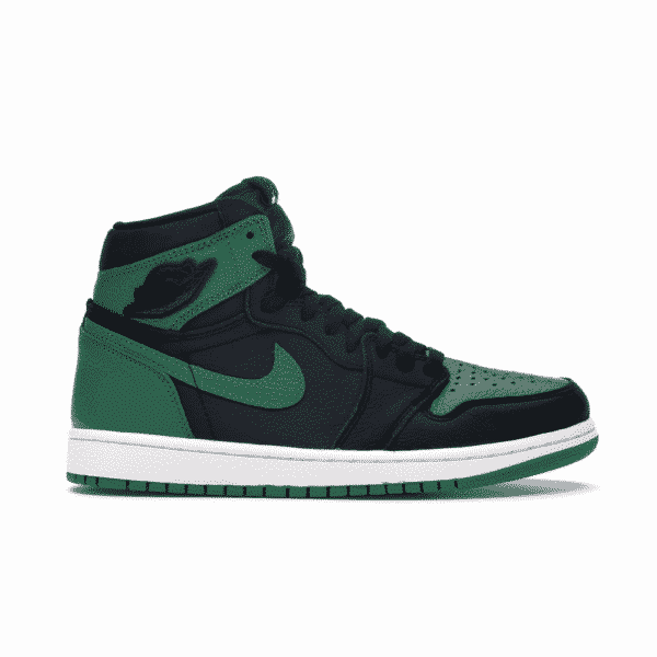 Air Jordan 1 High Retro Pine Green Black - high-performance athletic footwear in Black with advanced cushioning