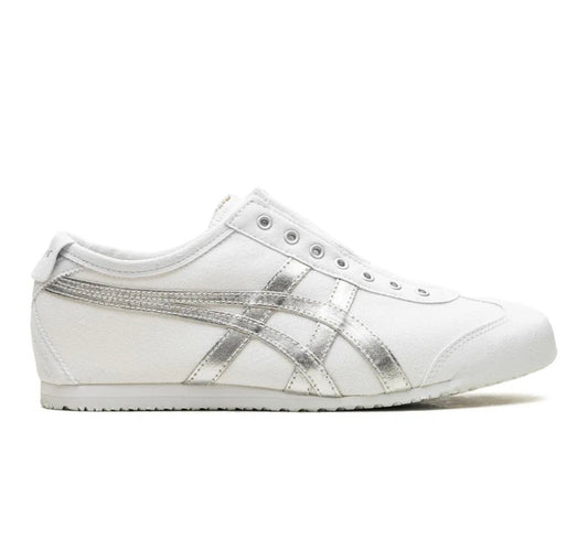 Onitsuka Tiger Mexico white silver high-performance athletic footwear White