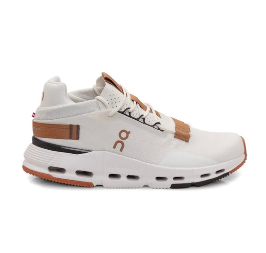 On Cloudnova White Brown - high-performance athletic footwear in White with advanced cushioning