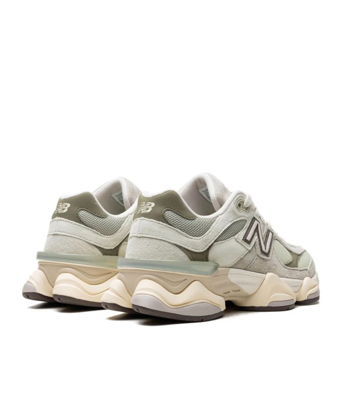 New Balance 9060 Dutch Green White - high-performance athletic footwear in White with advanced cushioning