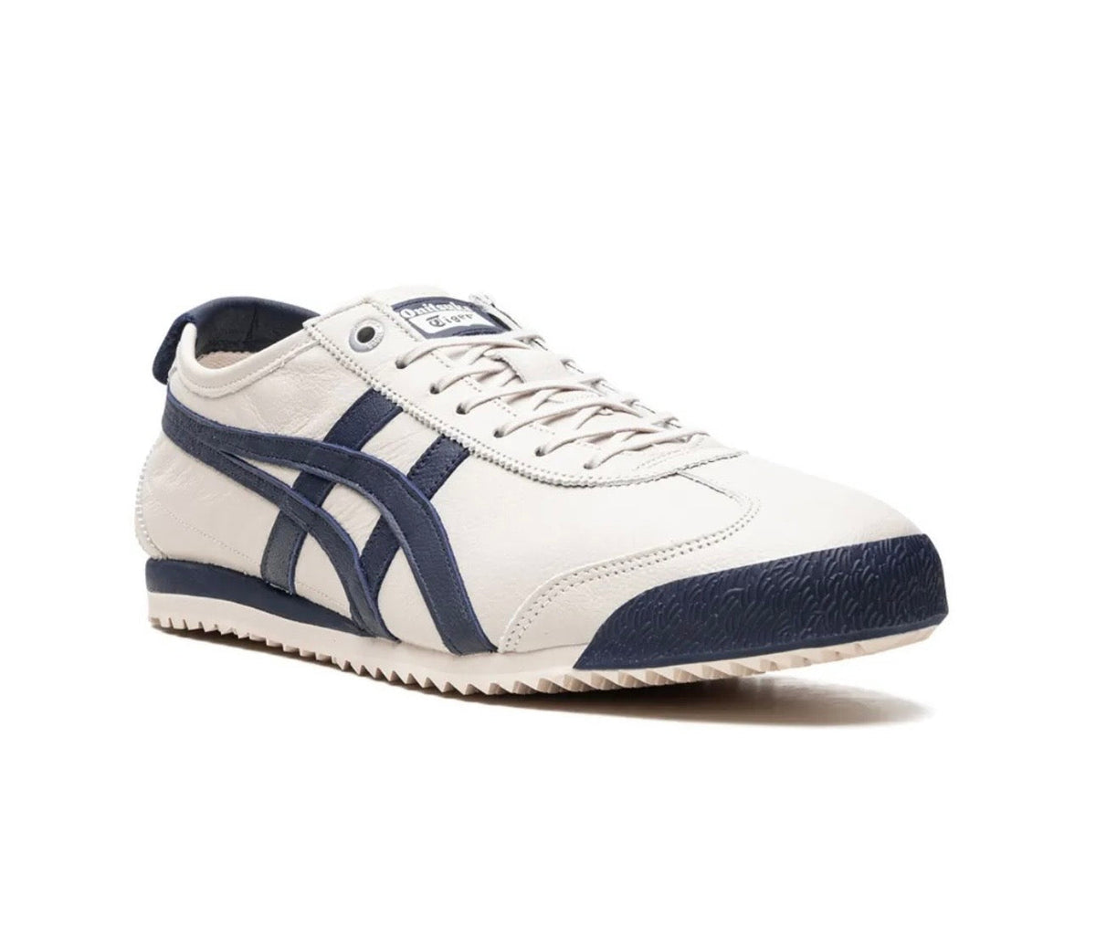 Onitsuka Tiger Mexico white navy high-performance athletic footwear Navy