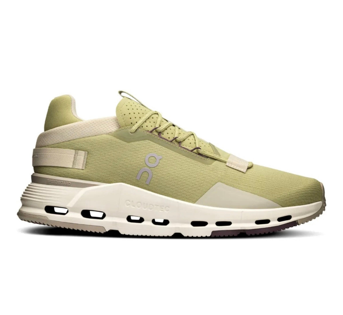 On Cloudnova Light Green - high-performance athletic footwear in Green with advanced cushioning