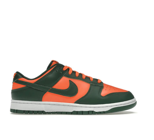 Nike Dunk Low Retro Miami Hurricanes - high-performance athletic footwear with advanced cushioning
