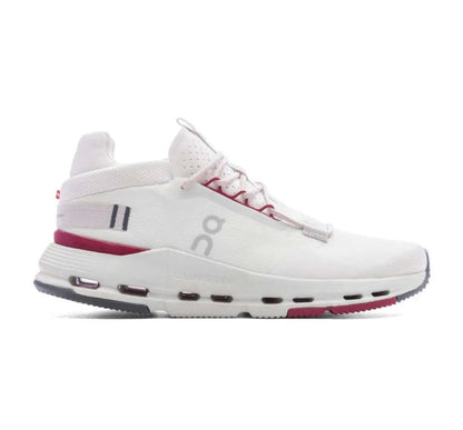 On Cloudnova White Pink - high-performance athletic footwear in White with advanced cushioning