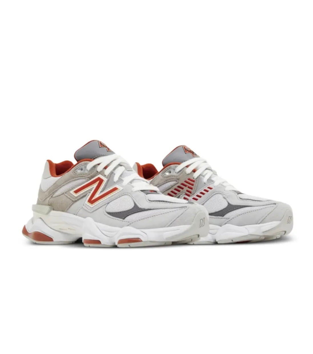New Balance 9060 Grey Red - high-performance athletic footwear in Red with advanced cushioning