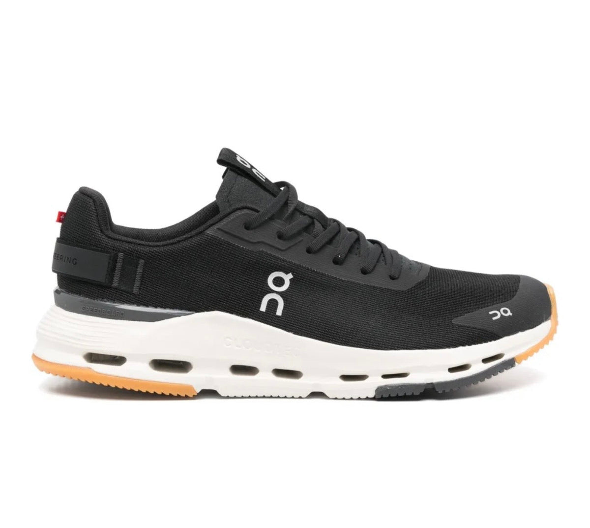 On Cloudnova Black - high-performance athletic footwear in Black with advanced cushioning