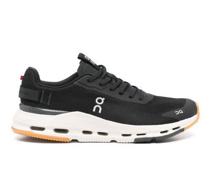 On Cloudnova Black - high-performance athletic footwear in Black with advanced cushioning