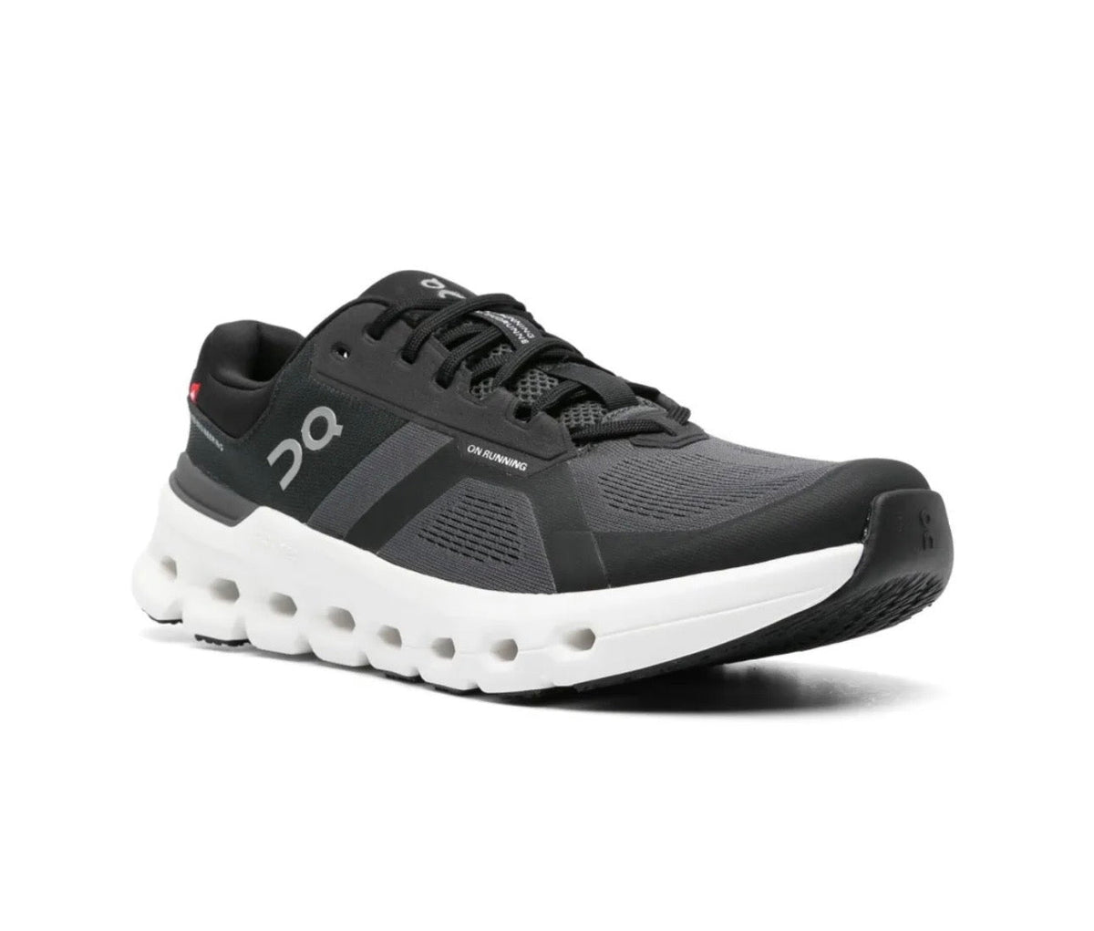 On Cloudrunner 2 Black White - high-performance athletic footwear in Black with advanced cushioning