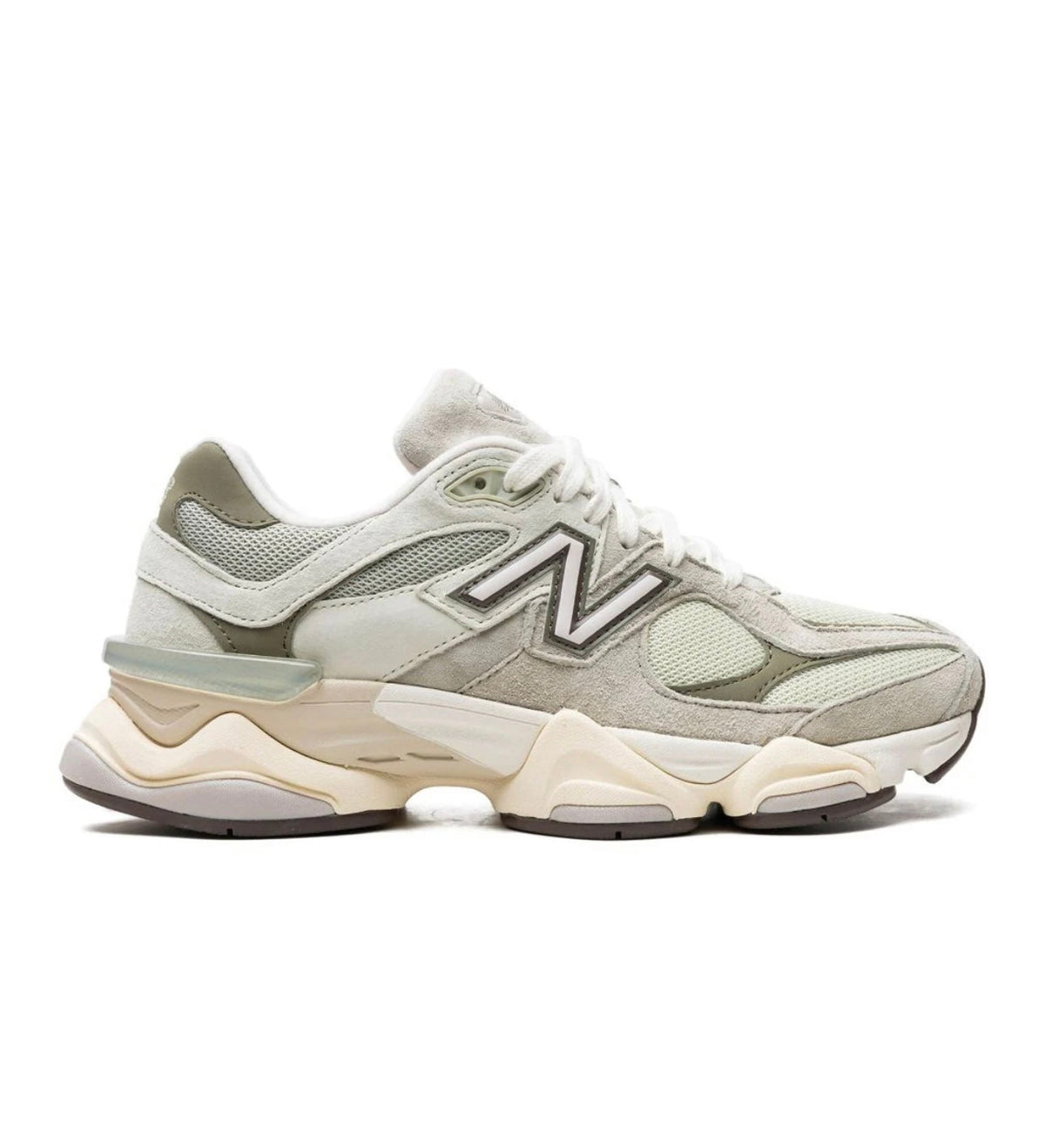 New Balance 9060 Dutch Green White - high-performance athletic footwear in White with advanced cushioning