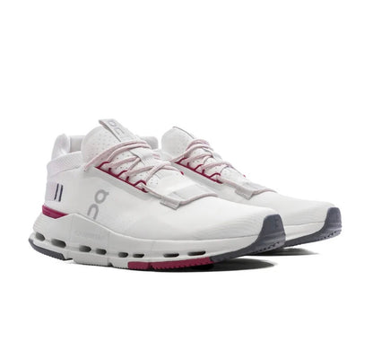 On Cloudnova White Pink - high-performance athletic footwear in White with advanced cushioning