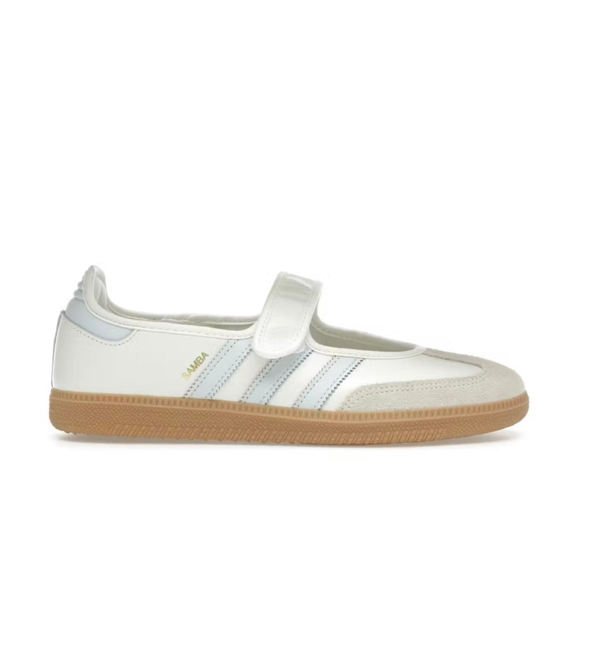 Adidas Samba Jane White Light Blue - high-performance athletic footwear in White with advanced cushioning