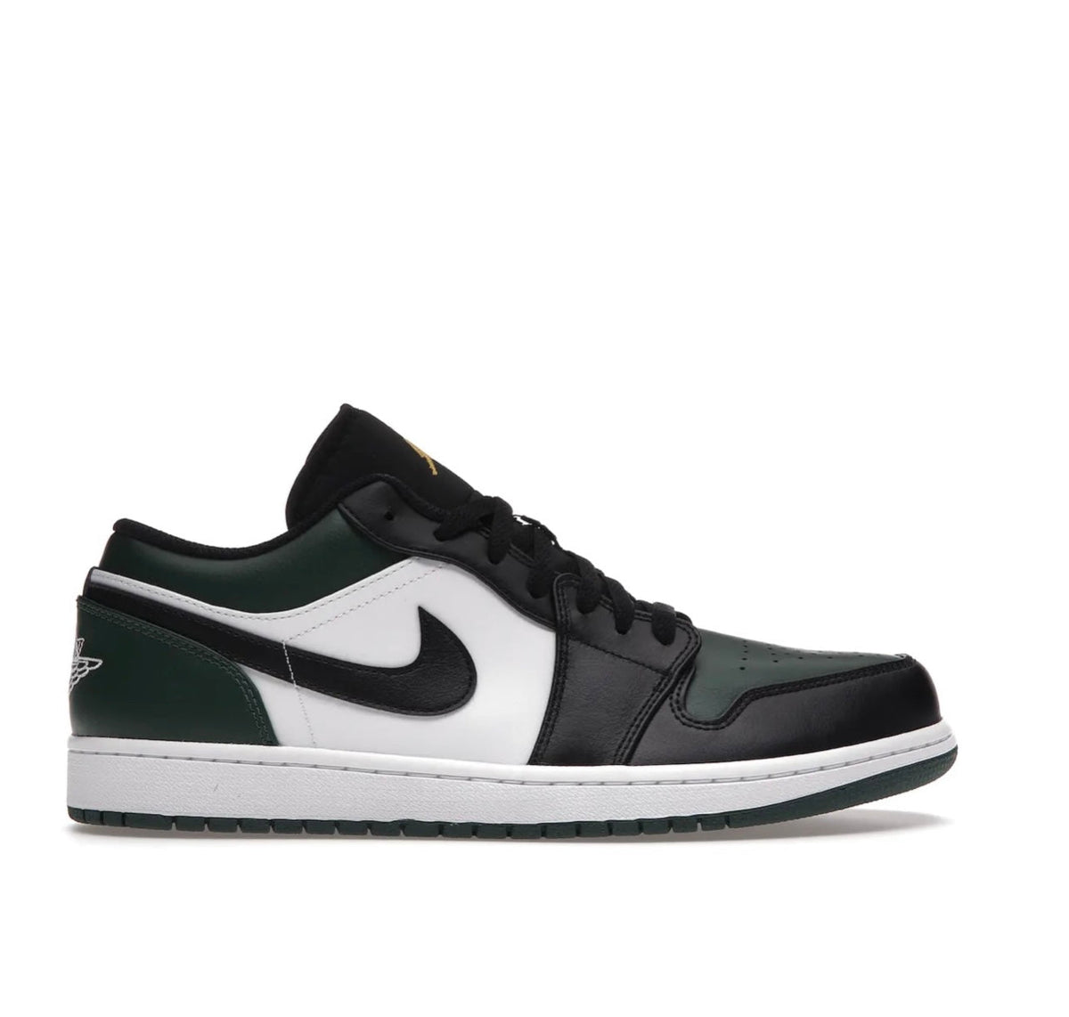 Jordan 1 Low Dark Green Black - high-performance athletic footwear in Black with advanced cushioning