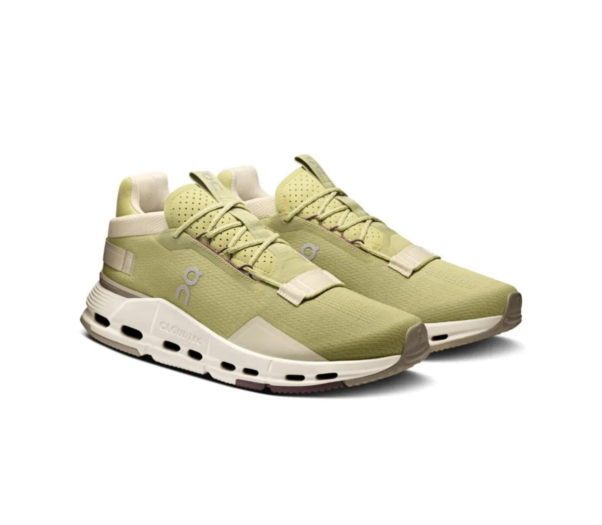 On Cloudnova Light Green - high-performance athletic footwear in Green with advanced cushioning