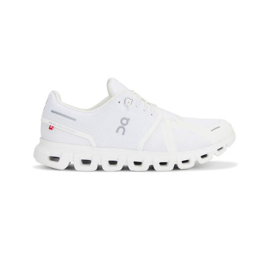 On Cloud 5.0 White - high-performance athletic footwear in White with advanced cushioning