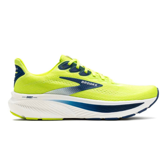brooks Ghost Yellow Blue