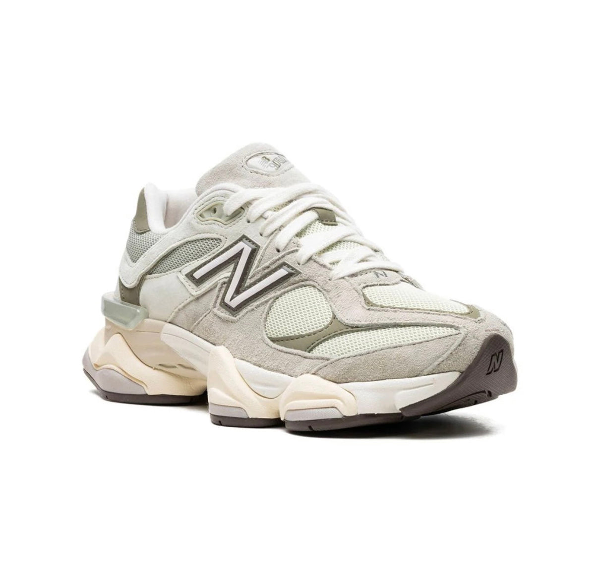New Balance 9060 Dutch Green White - high-performance athletic footwear in White with advanced cushioning