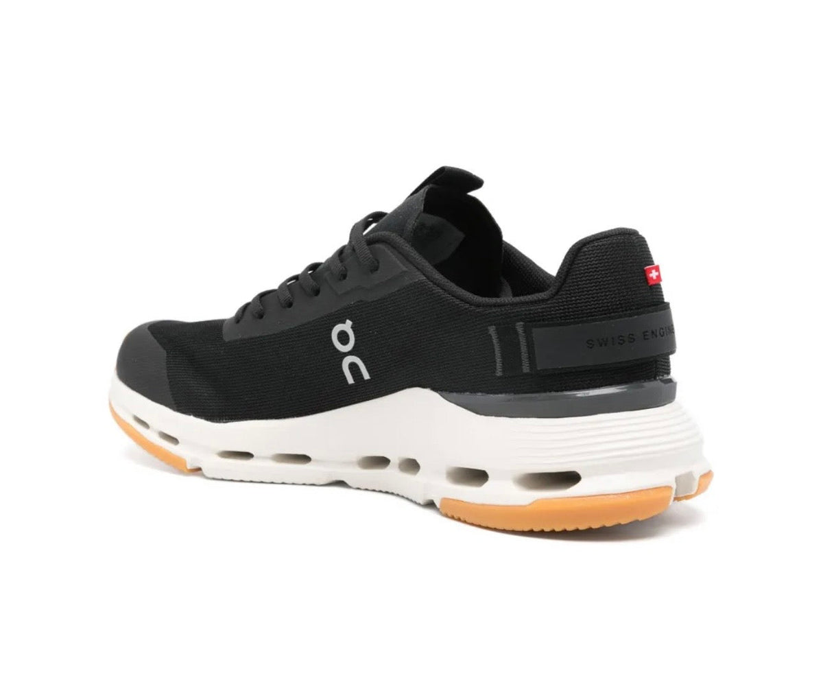 On Cloudnova Black - high-performance athletic footwear in Black with advanced cushioning