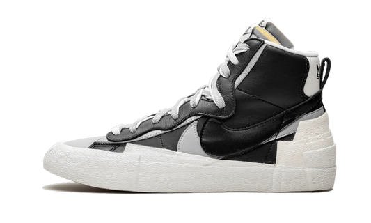 Nike Blazer Mid Sacai Black Grey high-performance athletic footwear Grey