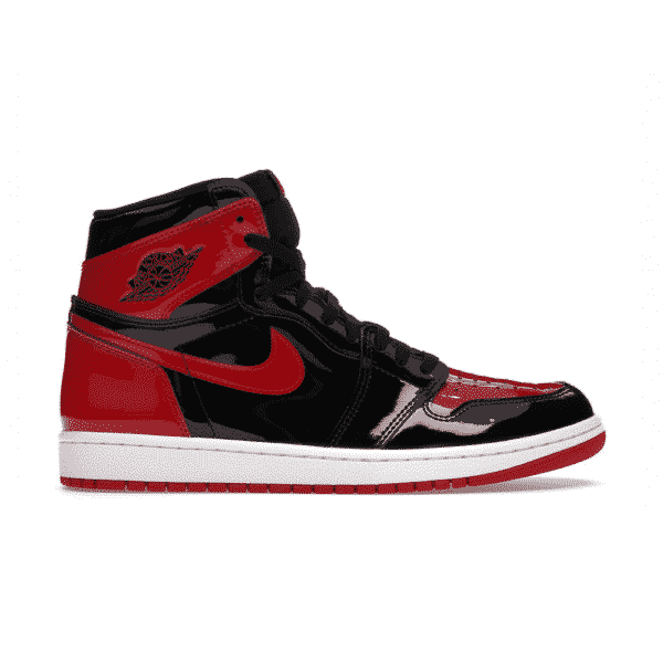 Air Jordan 1 Retro High Patent Bred - high-performance athletic footwear in Red with advanced cushioning